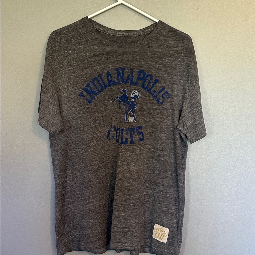 Retro Sport Indianapolis Colts Short Sleeve Tee Shirt Size Large